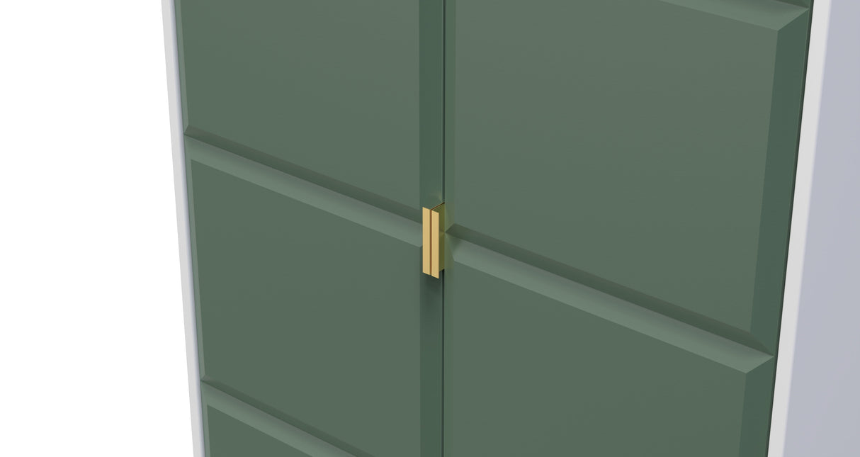 Cube 2 Door Wardrobe - Welcome Furniture