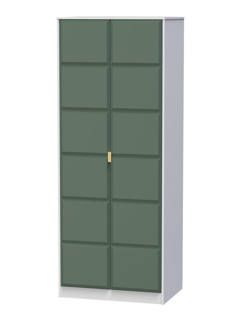 Cube 2 Door Wardrobe - Welcome Furniture