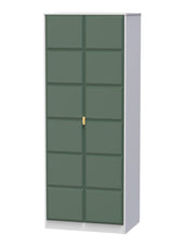 Cube 2 Door Wardrobe - Welcome Furniture