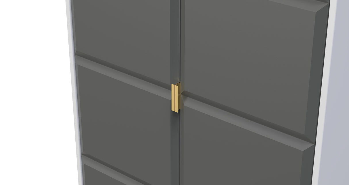 Cube 2 Door Wardrobe - Welcome Furniture