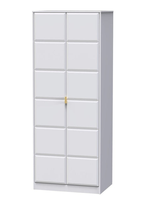 Cube 2 Door Wardrobe - Welcome Furniture