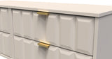 Cube 4 Drawer Bed Box with Gold Hairpin Legs - Welcome Furniture
