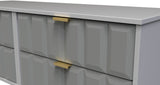 Cube 4 Drawer Bed Box with Gold Hairpin Legs - Welcome Furniture