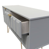 Cube 4 Drawer Bed Box with Gold Hairpin Legs - Welcome Furniture