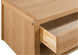 Curve 1 Drawer Coffee Table - Julian Bowen