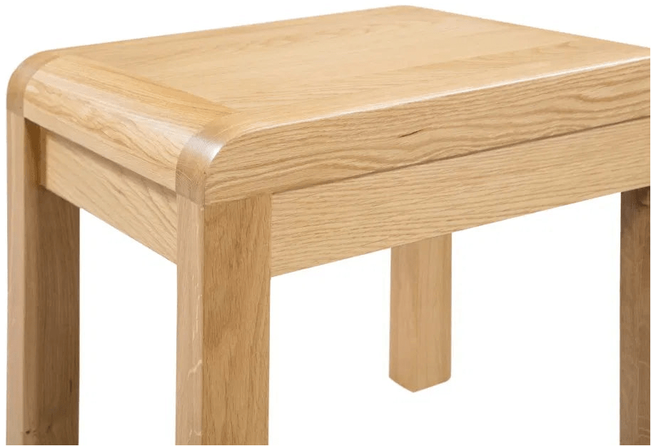 Curve 2 Drawer Dressing Table and Stool - Julian Bowen