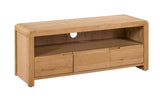 Curve 3 Drawer TV Unit - Julian Bowen