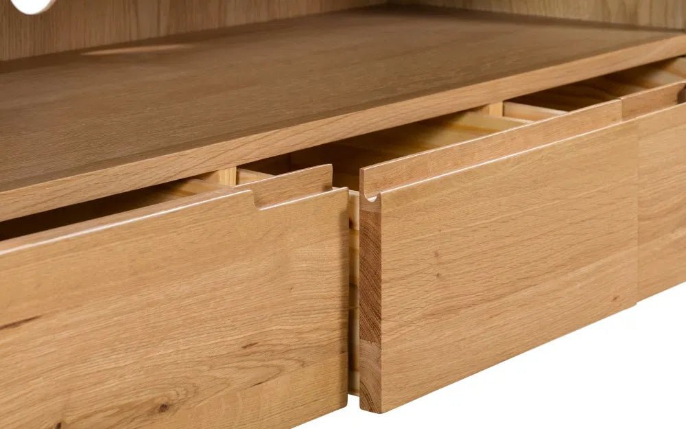 Curve 3 Drawer TV Unit - Julian Bowen