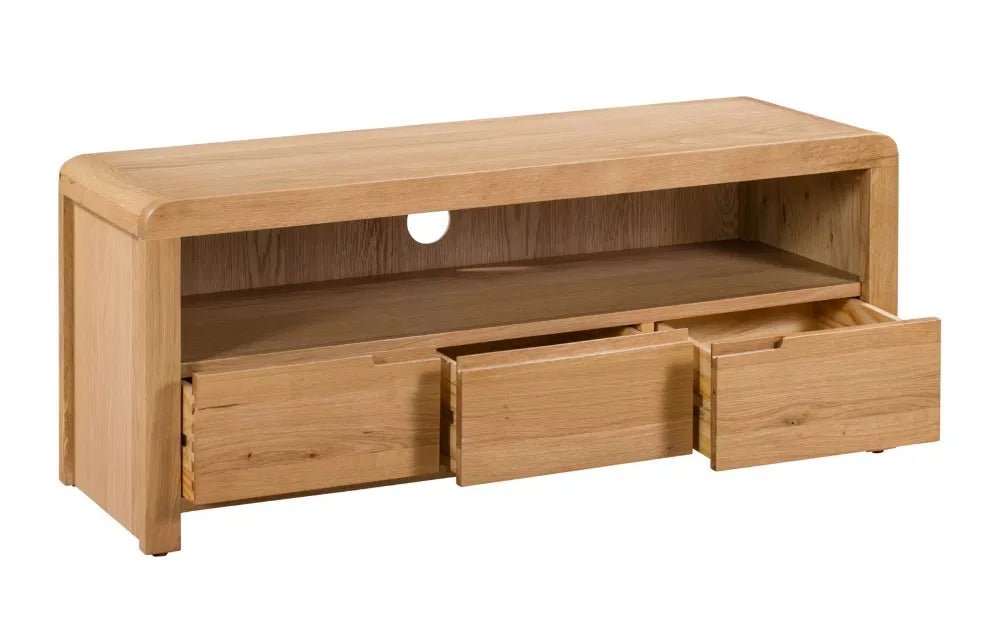 Curve 3 Drawer TV Unit - Julian Bowen