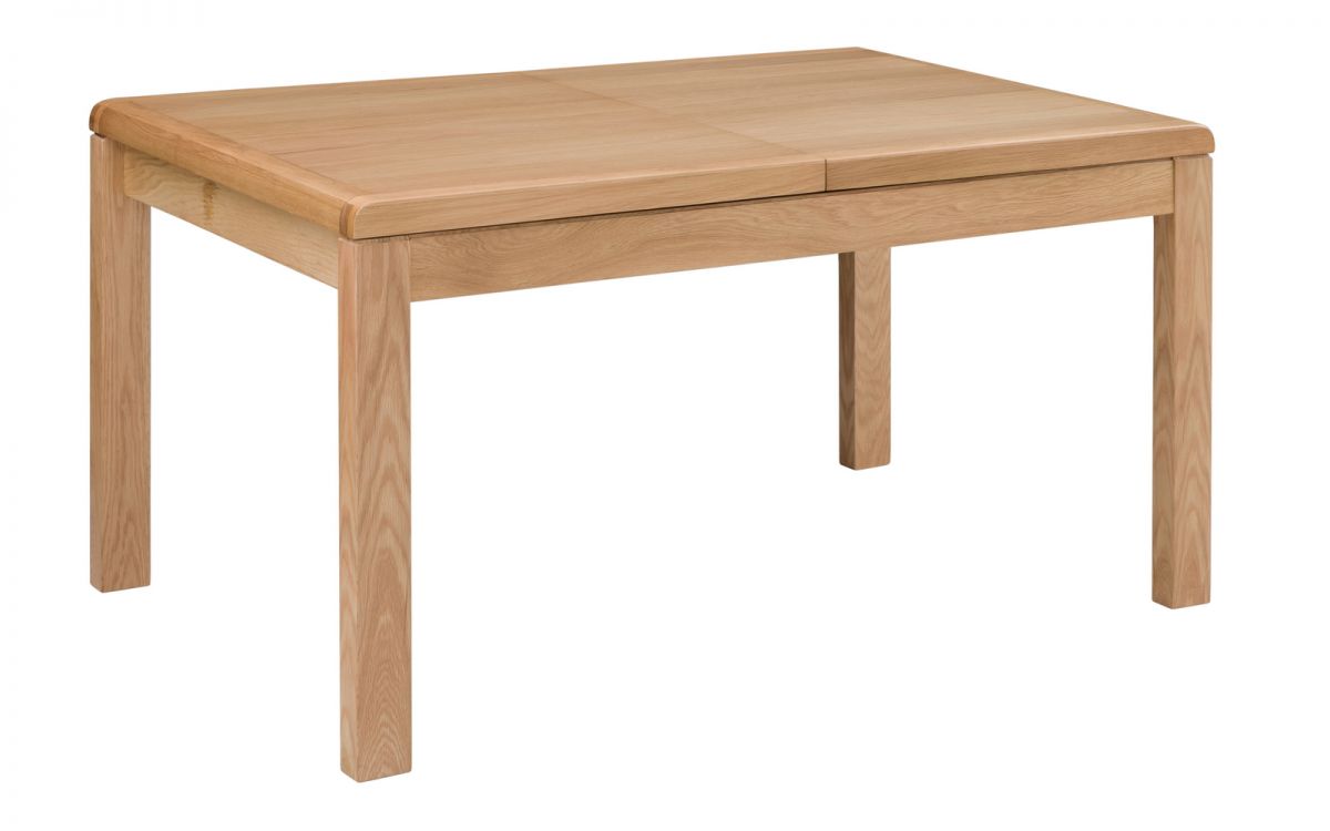 Curve Solid Oak Extending Dining Table