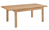 Curve Solid Oak Extending Dining Table