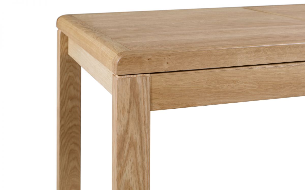 Curve Solid Oak Extending Dining Table