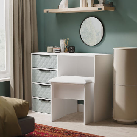 Harlequin 4 Drawer Pedestal Desk