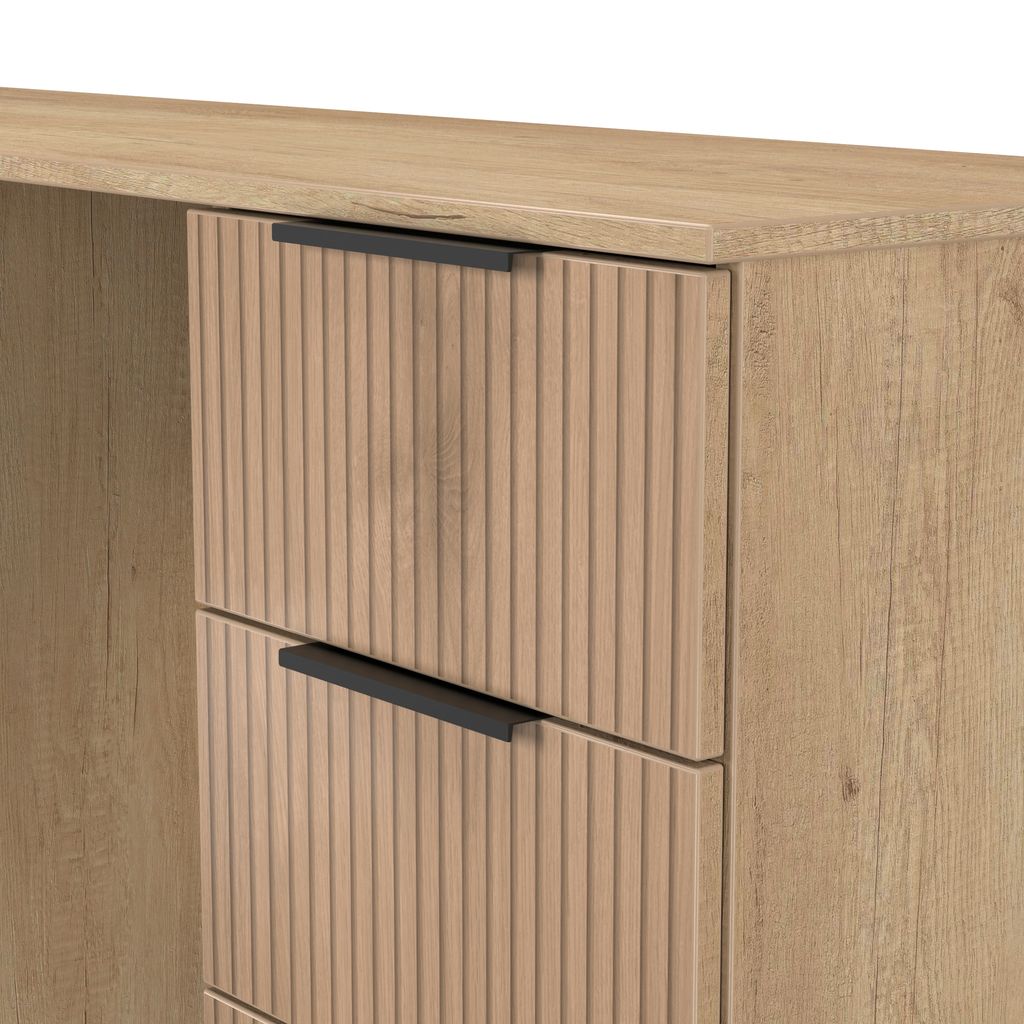 Java 6 Drawer Double Pedestal Desk