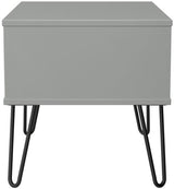 Harlequin 1 Drawer Midi Chest with Black Hairpin Legs