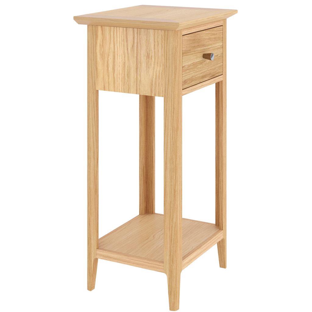 Saxon 1 Drawer Open Shelf Hall Table