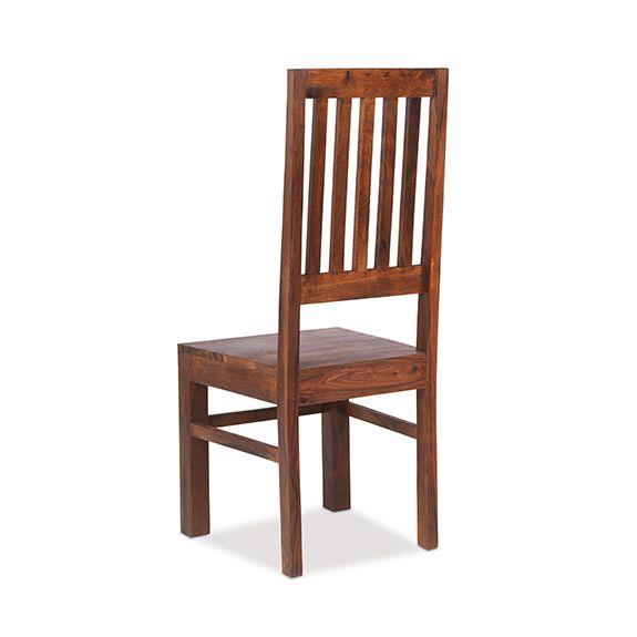 Denali High Black Slatted Dining Chair