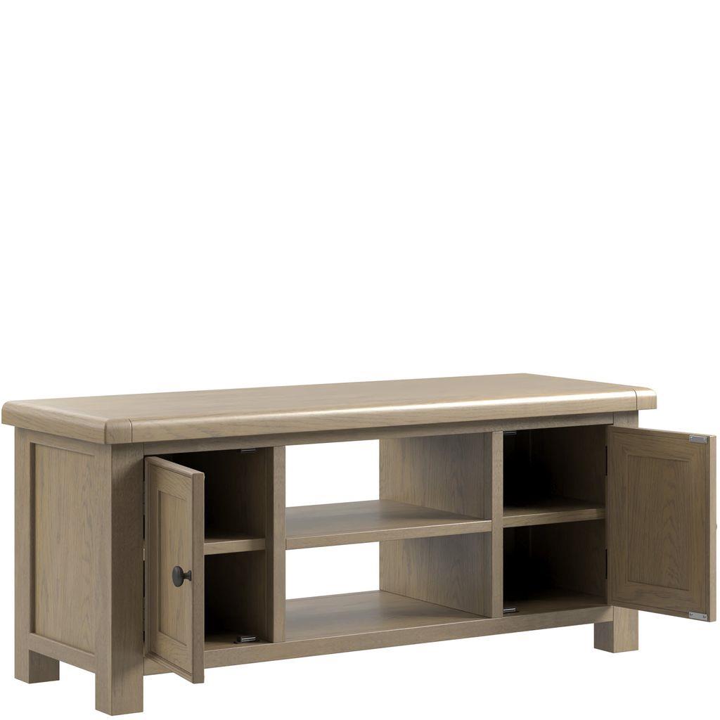 Acadia 2 Door Open Shelf Plasma TV Unit