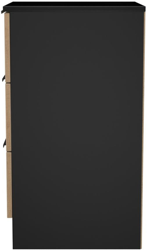 Java 3 Drawer Bedside Table