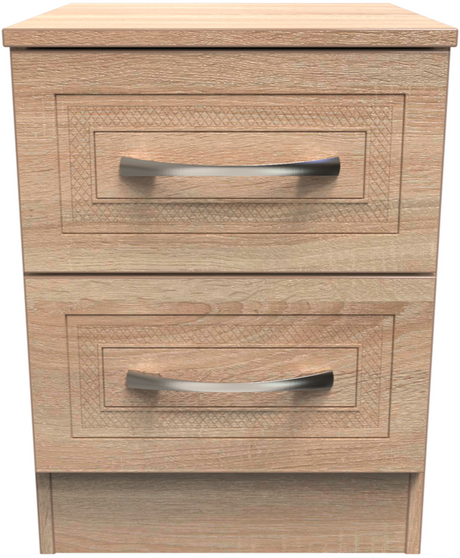 Dorset 2 Drawer Bedside Table