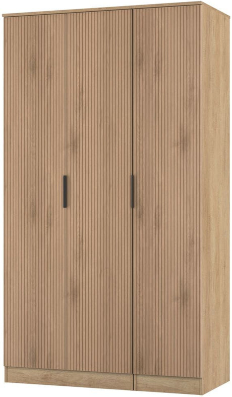 Java Tall 3 Door Triple Wardrobe