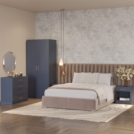 Dakota 2 Door Wardrobe 3 Piece Bedroom Set - Seconique