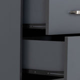 Dakota 3 Drawer Bedside Table - Seconique
