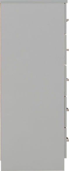 Dakota 5 Drawer Narrow Tallboy Chest - Seconique