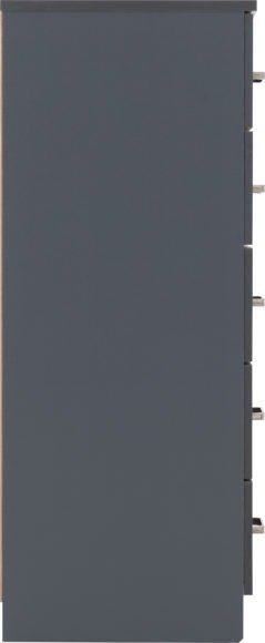 Dakota 5 Drawer Narrow Tallboy Chest - Seconique