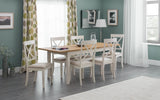 Davenport White Extending Dining Table