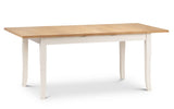 Davenport White Extending Dining Table