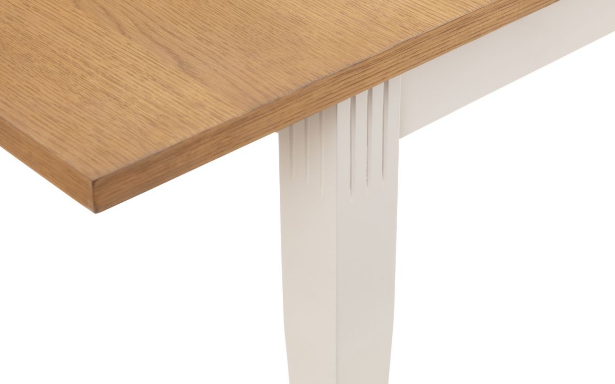 Davenport White Extending Dining Table