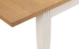 Davenport White Extending Dining Table