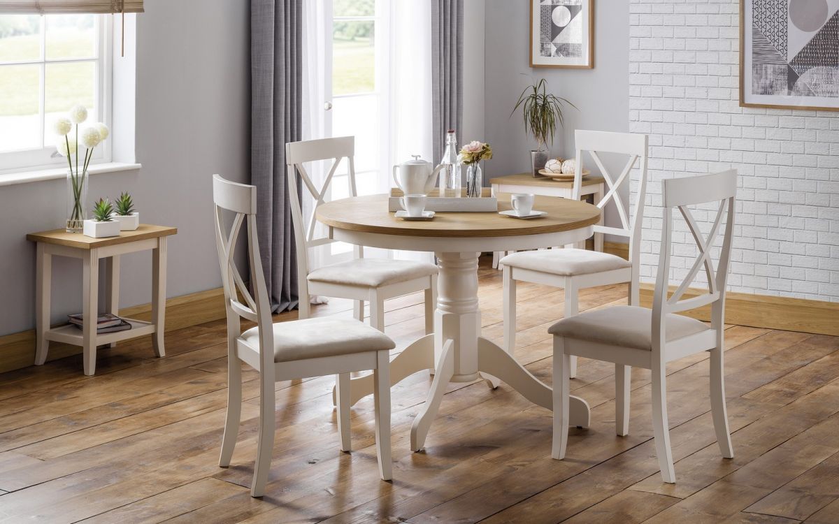 Davenport Round Dining Table - Julian Bowen