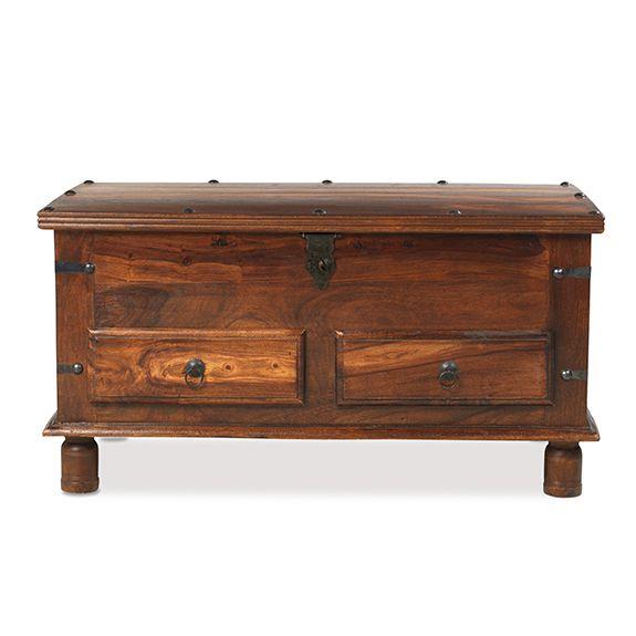 Denali 2 Drawer Thacket Coffee Table Trunk