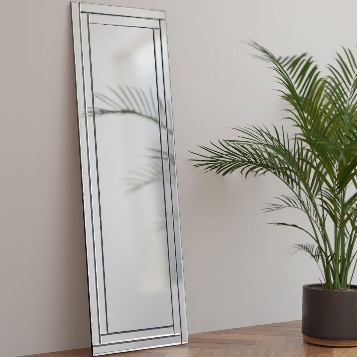Deco Frameless Dress Mirror - Julian Bowen