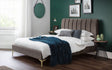 Deco Velvet Bed Frame - Julian Bowen
