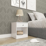 Denver 1 Drawer Bedside - Seconique