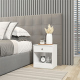 Denver 1 Drawer Bedside - Seconique
