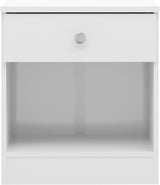 Denver 1 Drawer Bedside - Seconique