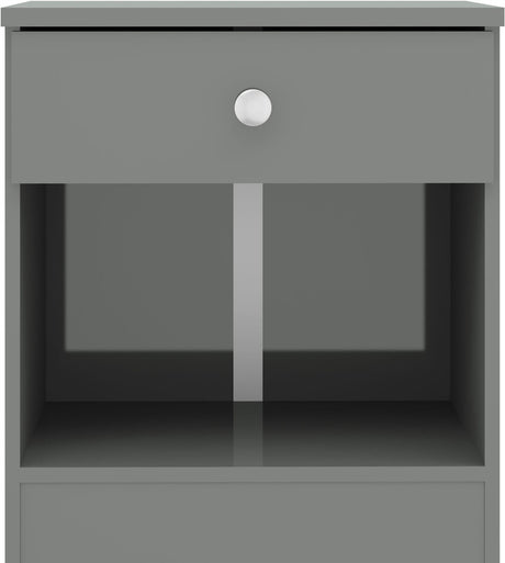 Denver 1 Drawer Bedside - Seconique