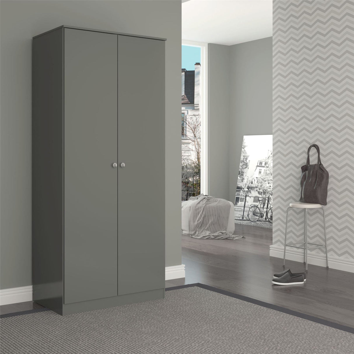Denver 2 Door Wardrobe - Seconique