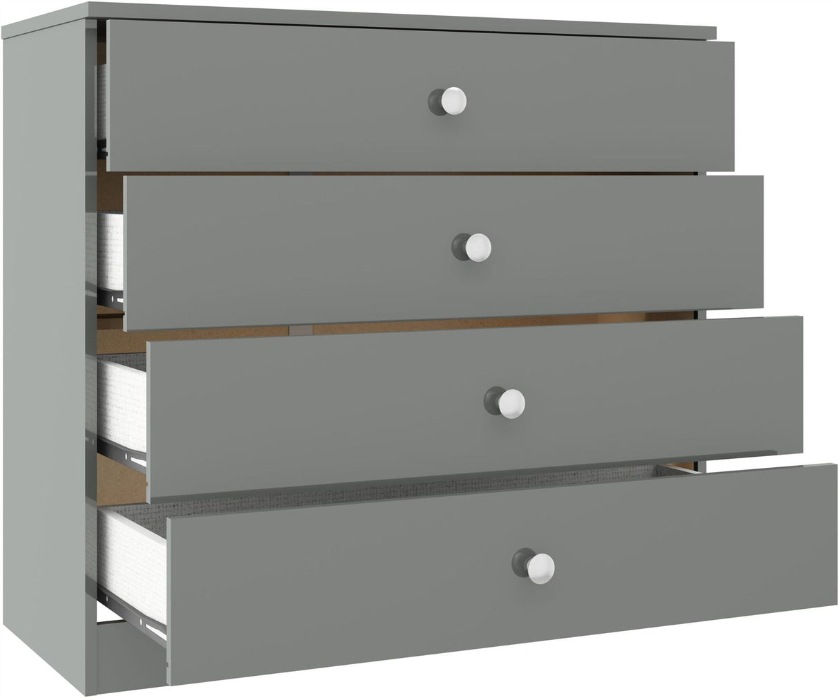 Denver 2 Door Wardrobe 3 Piece Bedroom Set - Seconique