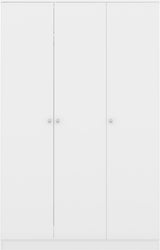 Denver 3 Door Wardrobe 4 Piece Bedroom Set - Seconique