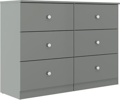 Denver 6 Drawer Chest - Seconique