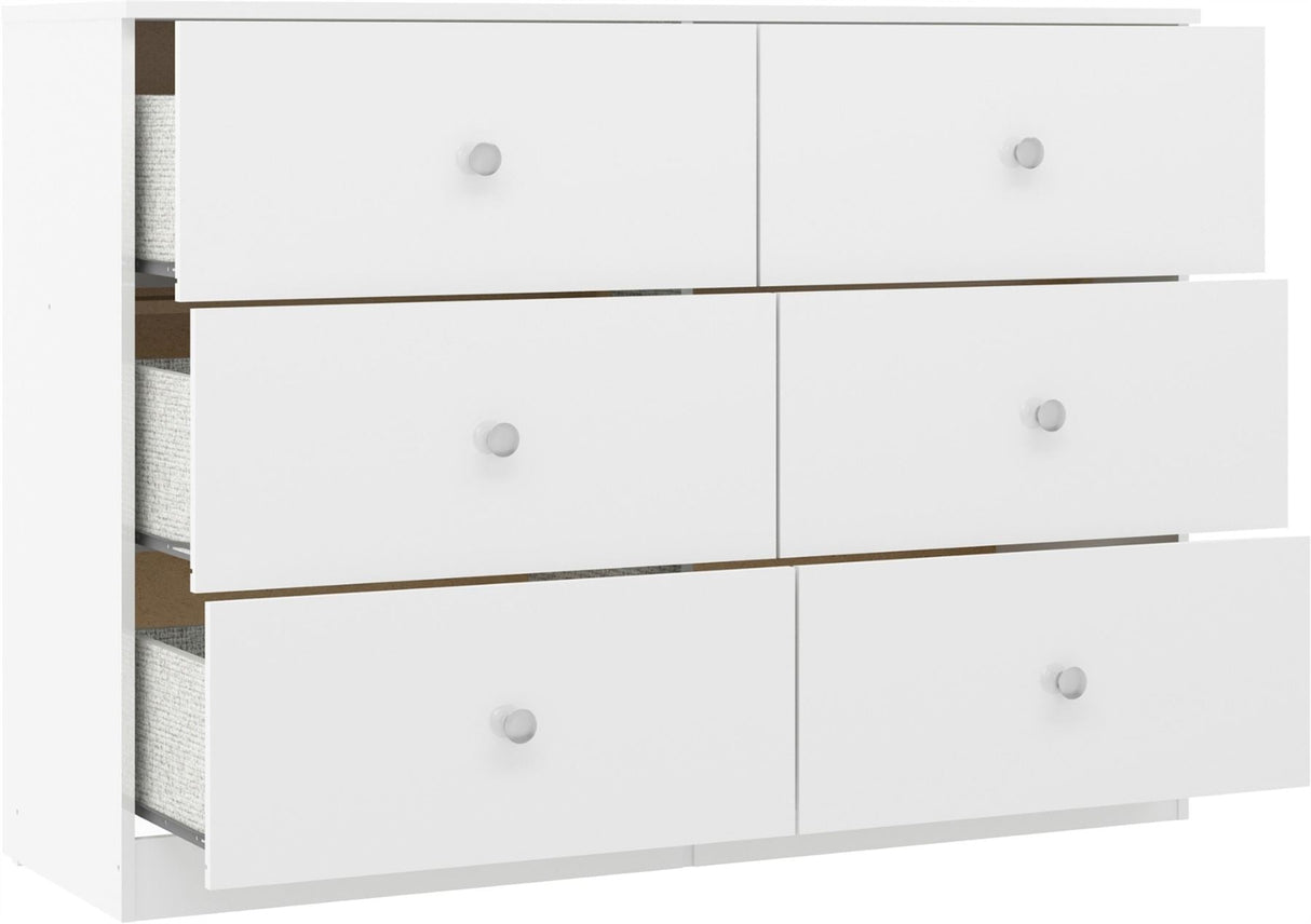Denver 6 Drawer Chest - Seconique