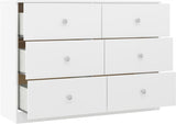 Denver 6 Drawer Chest - Seconique