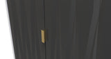 Diamond 2 Door 2 Drawer Wardrobe - Welcome Furniture
