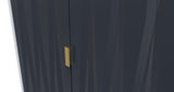 Diamond 2 Door 2 Drawer Wardrobe - Welcome Furniture