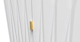 Diamond 2 Door 2 Drawer Wardrobe - Welcome Furniture